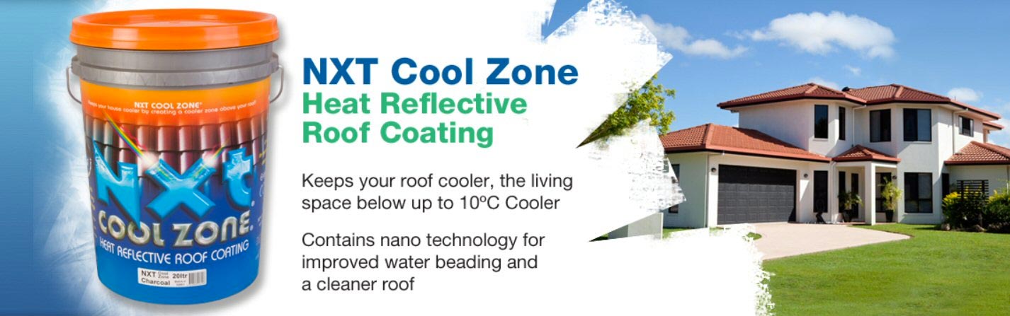 NXT Cool Zone Heat Reflective Roof Coating NXT Cool Zone Heat Reflective Roof Coating